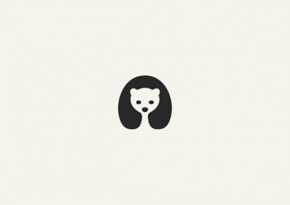 クマのシンプルロゴ