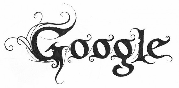 メタルバンド風Googleロゴ