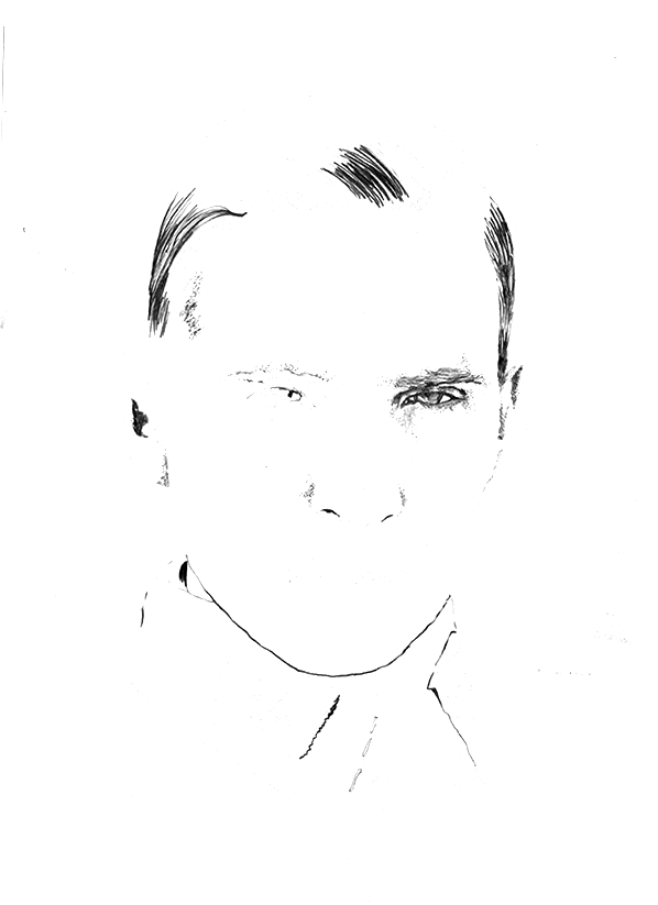 レイフ・ファインズの描画過程