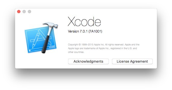 Xcode7.0.1