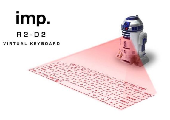 R2-D2のバーチャルキーボード
