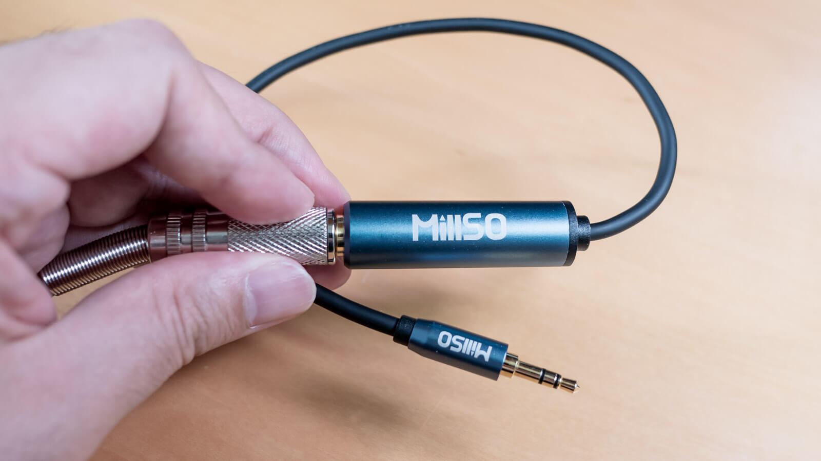 MillSO6.3mm標準ジャック 3.5mmステレオミニプラグ変換ケーブル